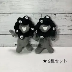 ミャクミャク☘️ブラックゴム紐付きぬいぐるみ　キャラクターグッズ　大阪万博2025のサムネイル