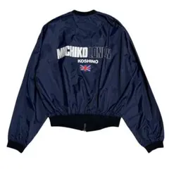 90s MICHIKO LONDON ナイロン ブルゾンジャケット ロゴプリントのサムネイル
