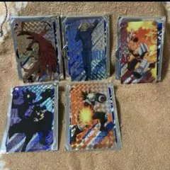 僕のヒーローアカデミア　ホログラムカードキーホルダー5種