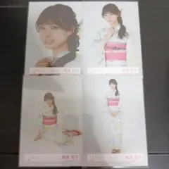 櫻坂46 2025年 浴衣 松本和子 直筆サイン 生写真 松本和子 浴衣 4種 コンプ 2025年 生写真 櫻坂46の通販 by
