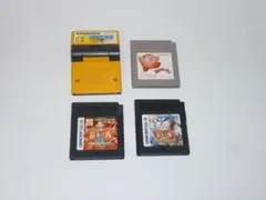 GB、GBC　ゲームソフト4個セット　ポケモンピンボール　他　動作未確認