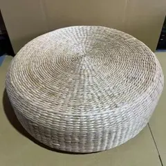 天然素材 円形座布団 ラウンドクッション