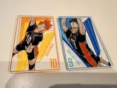 ハイキュー　ステータスカード　日向　影山