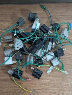 2P3P変換アダプタ　5個セット　中古