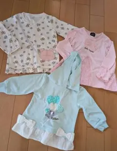 女の子ロンＴトップス パーカー セット まとめ売り 90 95