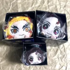 鬼滅の刃　もちころりん　まめころりん　ぬいぐるみ　竈門炭治郎　煉獄杏寿郎