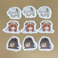 【新品未使用】原神 正規品 webイベントシール ナヒーダ ニィロウ ディシア