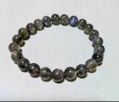 天然石 ラブラドライト ブレスレット 玉約8.5㎜ 内径約16㎝