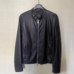 ARMANIEXCHANGE 革ジャン　ライダースジャケット　レザージャケットのサムネイル