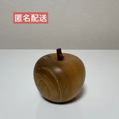 木製 りんご オブジェ 無垢材 置物　インテリア　ナチュラル　北欧雑貨風