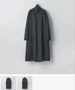 定価15万 ATON Double Saxony Balmacaan Coat - メルカリ