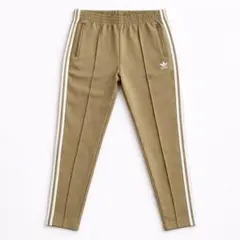 美品　希少カラー　アディダス トラックパンツ カーキ 2XOT 三本線
