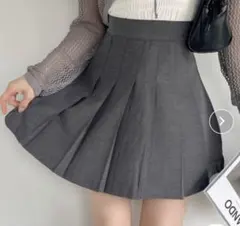 Ada. インパン 裏地付き プリーツ ミニスカート