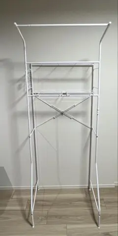 ニトリ ランドリーラック 白 一部欠損