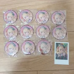 にじさんじ SitR福岡 鷹宮リオン 缶バッジ チェキ風カード 12点セット