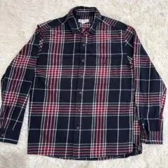 PACUNレッド チェック柄 長袖 シャツ トップス ネルシャツのサムネイル
