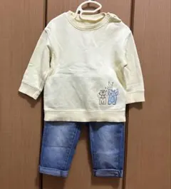 90サイズ 上下セット ユニクロ ギャップベビー