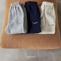 韓国子供服 digreen Love スウェットパンツXL