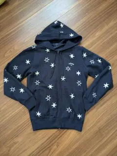 Callaway 星柄 パーカー 裏地あり！ネイビーMサイズ