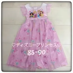 ディズニー プリンセス　ワンピース 3T 80-90 プリンセス 人気　Aライン