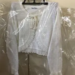 美品　レース　ボレロ　入学式　ファミリア 120
