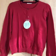 earth music&ecolosy 赤カーディガン