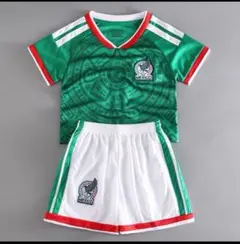 【最終価格】MEXICO サッカー ユニフォーム 上下セット サイズ120センチのサムネイル