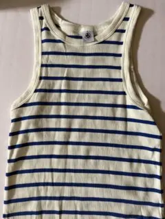 PETIT BATEAU ボーダー タンクトップ Sサイズのサムネイル
