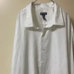 VAN HEUSEN 白 長袖シャツ XXL