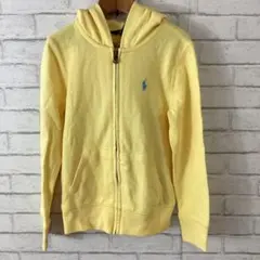 4.22t262 ポロラルフローレン パーカー 130 ロゴ 刺繍 ジップアップ