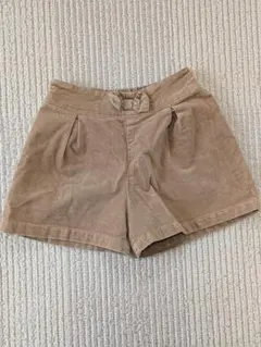 GU ベージュ ハーフパンツ 110