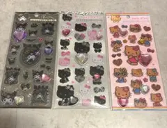 【正規品】 サンリオ キラキララインストーンシール 3枚セット