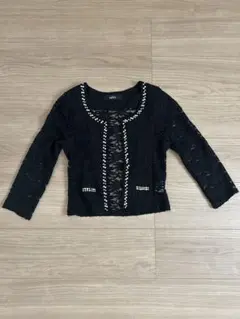 レース ノーカラージャケット