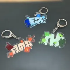 スプラ×ポケモン　限定アクリルキーホルダー3個セット