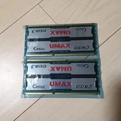 UMAX デスクトップ用DDR3-1333 32G（16GB x 2枚） - メルカリ