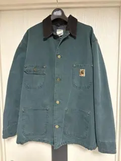 カーハート　アクティブジャケット　USA古着 カバーオール コーデュロイ