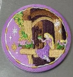 第二弾　ディズニー　刺繍　缶バッジ　ラプンツェル