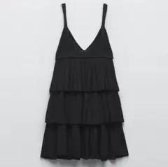 【2/3までお値下げ中】ZARA ザラ●キャミソールチュニックワンピース