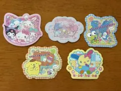 サンリオキャラクターズ シールクッキー3　　5枚セット まとめ売り♡