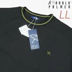 新品 アーノルドパーマー ワッフル生地 半袖 Tシャツ ブラック LLサイズ