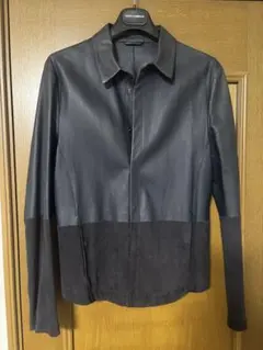 エンポリオアルマーニ　レザー スエード シャツ　ジョルジオ　メンズ　ジャケット