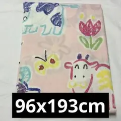 レトロな　綿100% 敷き布団カバー　96x193cm