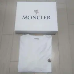 MONCLER 半袖ホワイト Tシャツ Lサイズ