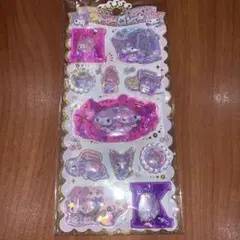 マイメロ クロミ キラキラ ウォーターinシール