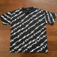 値下げしました！AZUL BY MOUSSY 総柄 Tシャツ ブラック Lサイズのサムネイル