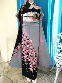 振袖フルセット、正絹振袖、成人式、重ね襟、帯揚げ帯締め、西陣袋帯、長襦袢