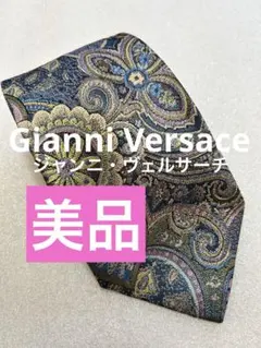 美品✨Gianni Versace ジャンニ・ヴェルサーチ ネクタイ ペイズリー