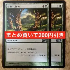 【まとめ買いで200円引き】《自然に帰れ》[M11] 緑C