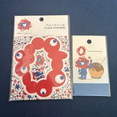 ミャクミャクフレークシール＆ステッカーのセット
