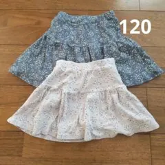 エバクロ　総柄1分丈スカッツ　2枚セット